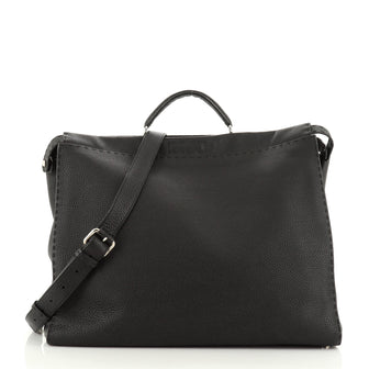 Fendi Monster Selleria Peekaboo Bag Leather XL