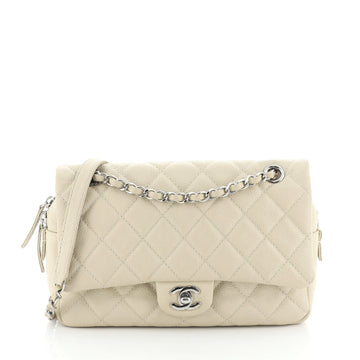Chanel Easy Flap Bag Quilted Caviar Medium