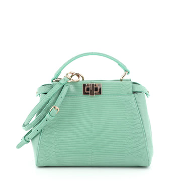 Fendi Peekaboo Bag Lizard Mini