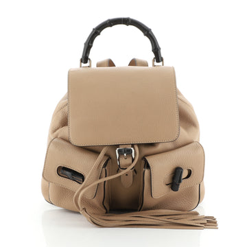 Gucci Bamboo Tassel Backpack Leather Medium