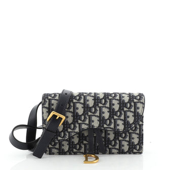 Saddle Rectangular Belt Bag Oblique Canvas