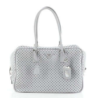 Bauletto Bag Perforated Leather Medium