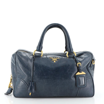 Prada Convertible Bauletto Bag Vitello Shine Medium