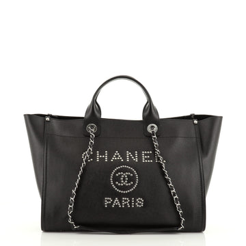Deauville Tote Studded Caviar Medium