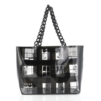 Chanel Coco Window Tote Printed Vinyl Large