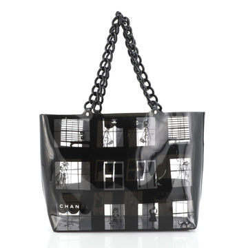 Chanel Coco Window Tote Printed Vinyl Large