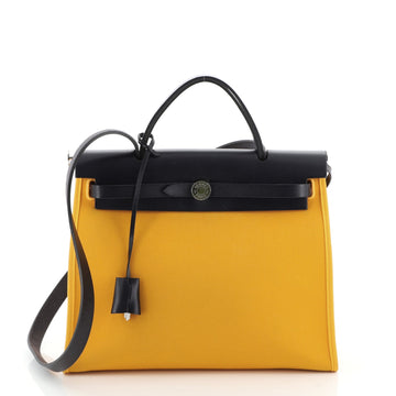 Herbag Zip Leather and Toile 31