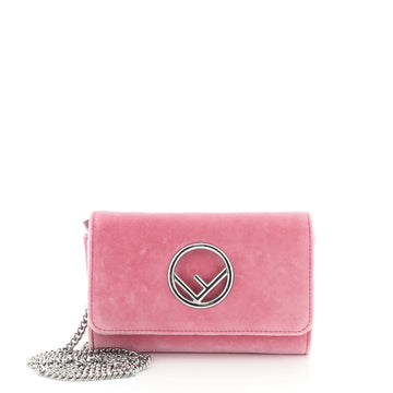 Fendi Kan I F Wallet On Chain Velvet 