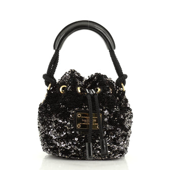 Louis Vuitton Noe Rococo Handbag Sequins Mini