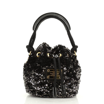 Louis Vuitton Noe Rococo Handbag Sequins Mini