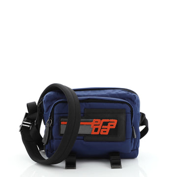 Prada Logo Pocket Crossbody Bag Nylon 