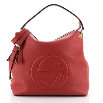 Gucci Soho Convertible Hobo Leather Large