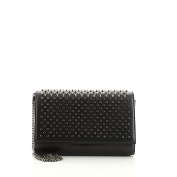 Christian Louboutin Paloma Clutch Spiked Leather 