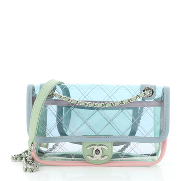 Chanel Coco Splash Flap Bag Quilted PVC With Lambskin Small