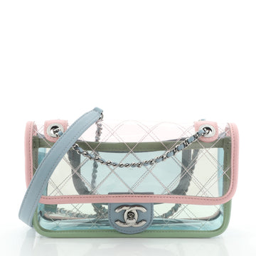 Chanel Coco Splash Flap Bag Quilted PVC With Lambskin Small