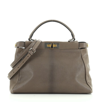 Fendi Selleria Peekaboo Bag Leather Regular