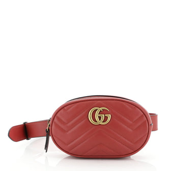 Gucci GG Marmont Belt Bag Matelasse Leather 
