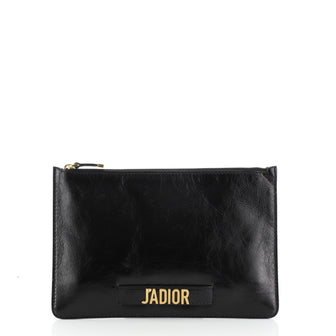 Christian Dior J'Adior Zip Clutch Leather 