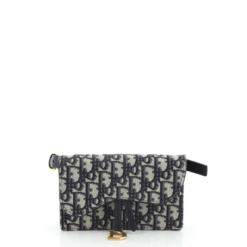 Christian Dior Saddle Rectangular Belt Bag Oblique Canvas 