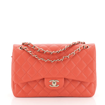 Chanel Classic Double Flap Bag Quilted Caviar Jumbo