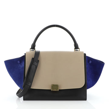 Celine Tricolor Trapeze Bag Leather Medium