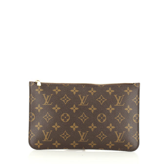 Louis Vuitton Neverfull Pochette Monogram Canvas Large