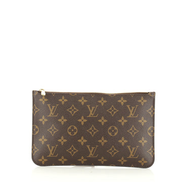 Louis Vuitton Neverfull Pochette Monogram Canvas Large