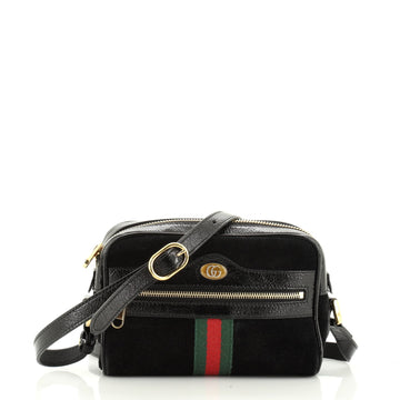 Gucci Ophidia Shoulder Bag Suede Mini