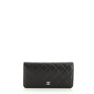 Chanel L-Yen Wallet Quilted Lambskin Long