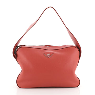 Prada Top Zip Shoulder Bag Vitello Daino Medium