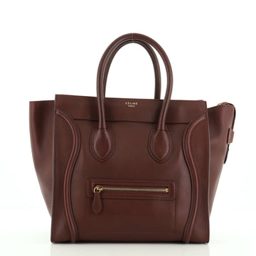 Celine Luggage Bag Smooth Leather Mini