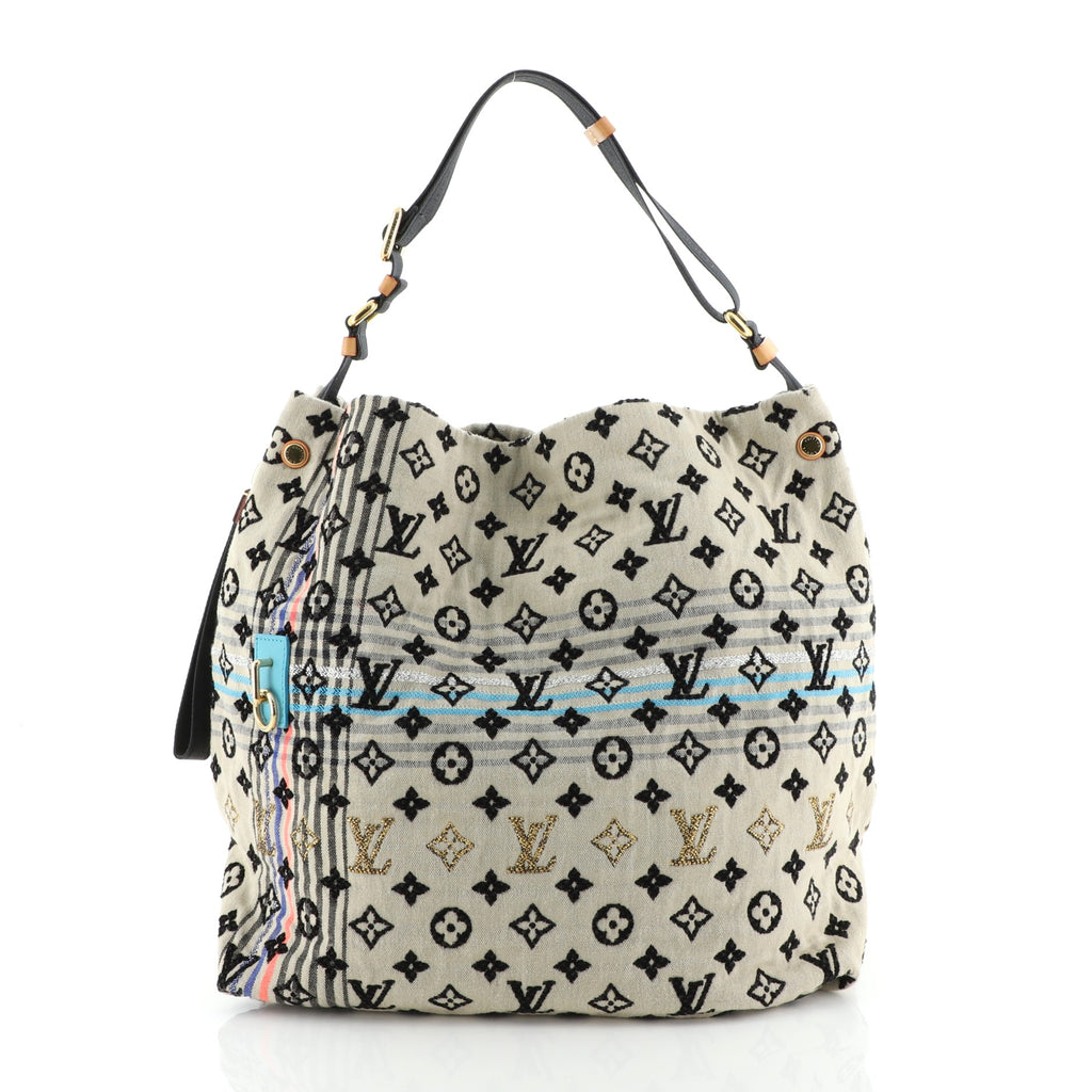 Louis Vuitton Cheche Bohemian Handbag Monogram Jacquard Fabric at