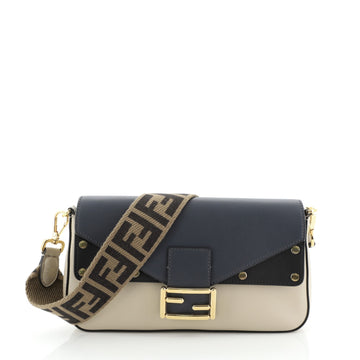Fendi Flip Baguette Bag Leather Medium