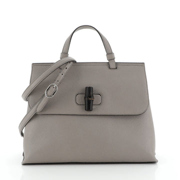 Gucci Bamboo Daily Top Handle Bag Leather Small