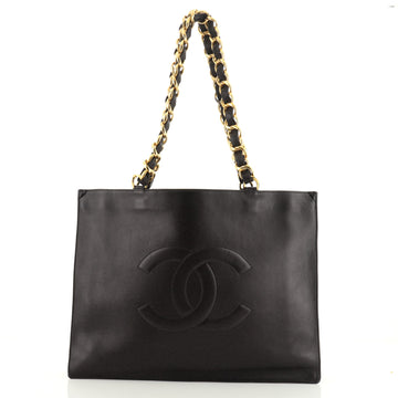 Chanel Vintage CC Chain Tote Lambskin XL
