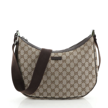 Gucci Web Saddle Messenger GG Canvas Medium
