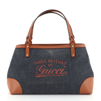 Gucci Craft Tote Denim Medium