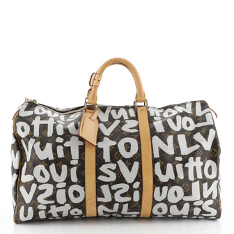 Louis Vuitton Keepall Bag Limited Edition Monogram Graffiti 50