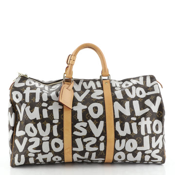 Louis Vuitton Keepall Bag Limited Edition Monogram Graffiti 50