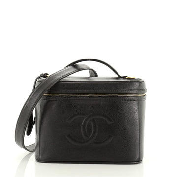 Chanel Vintage Timeless Vanity Case Caviar Small