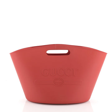 Gucci Logo Tote Rubber Large