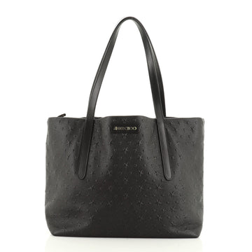 Jimmy Choo Pimlico Handbag Embossed Leather Medium