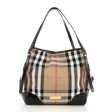 Burberry Canterbury Tote House Check Canvas Medium