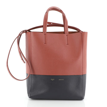 Celine Vertical Bi-Cabas Tote Grained Calfskin Small