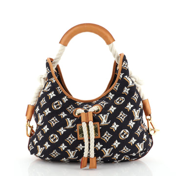 Louis Vuitton Bulles Handbag Monogram Nylon MM