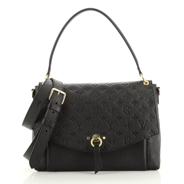 Louis Vuitton Blanche Handbag Monogram Empreinte Leather MM