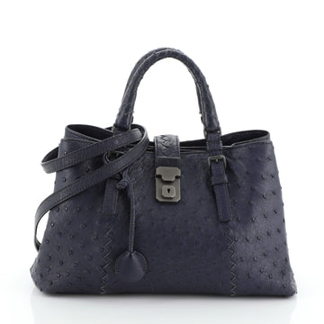 Bottega Veneta Roma Bag Ostrich Small