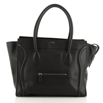 Celine Shoulder Luggage Bag Leather 