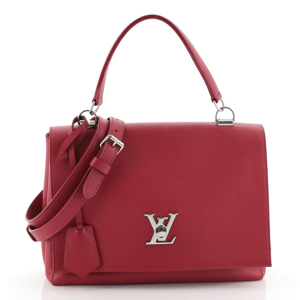 LOUIS VUITTON Lockme II BB Leather Handbag Pink ref.391825 - Joli Closet