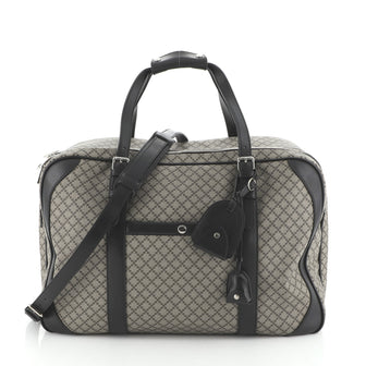 Gucci Carry On Suitcase Diamante Canvas with Leather Large